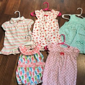 Girls 6-9 month summer outfits.